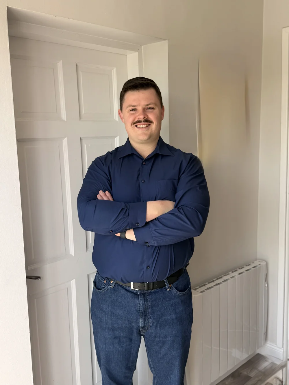 Charlie Johns, web designer in Cork building a client website